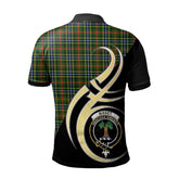 Clan Bisset Tartan Polo Shirt - Believe In Me Style GR24 Bisset Tartan Tartan Polo